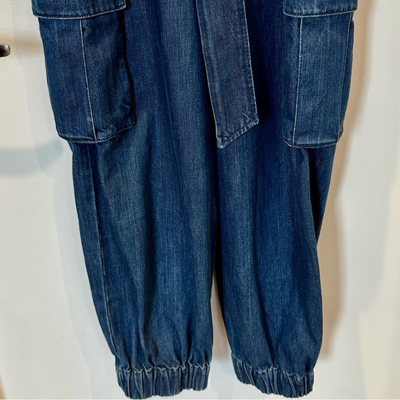 Alice and Olivia Denim Jogger Jumpsuit - Picture 6 of 8